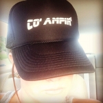 Co' Ampin' Black Trucker Hat